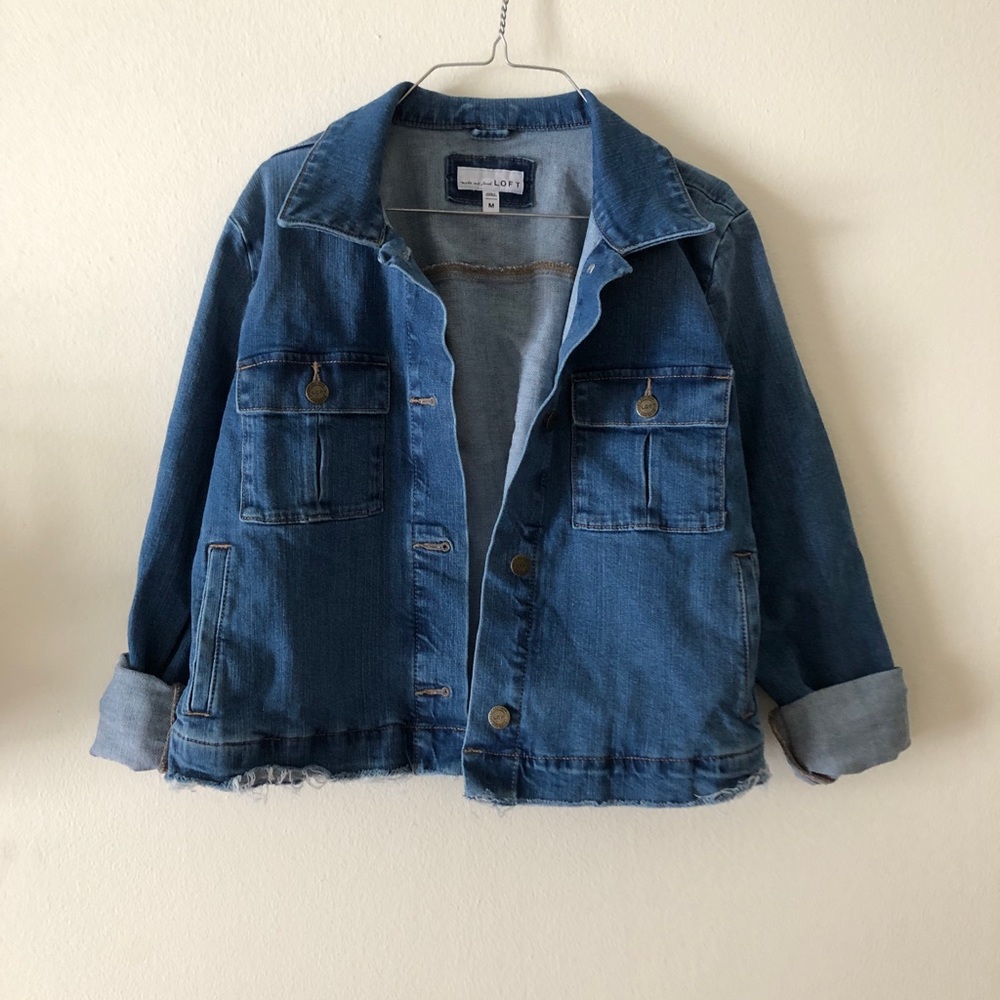 Fringed Denim Jacket